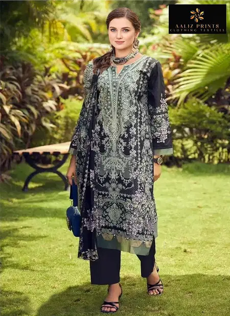 Aaliz Needle Wonder Vol 1 Cotton Printed Wholesale Dress Material In India